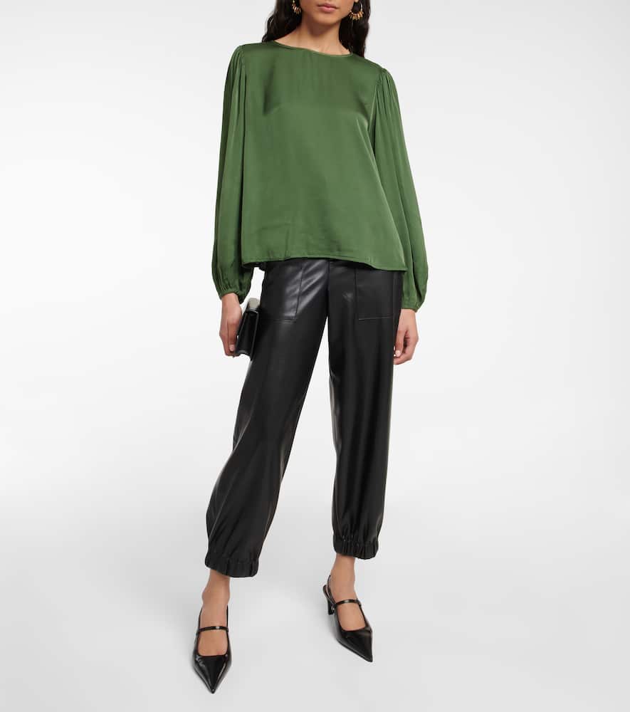 Leila satin top