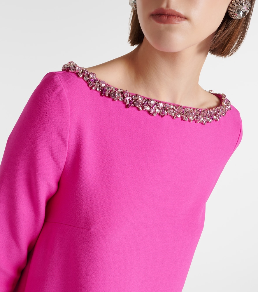 Naimal embellished crêpe gown