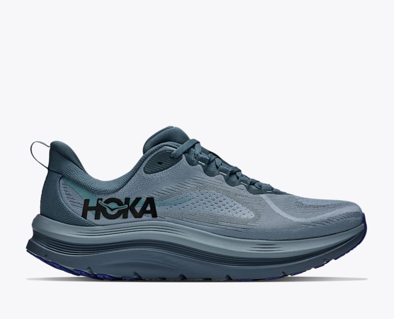 HOKA Men's Kawana 3 Shoes in Faded Navy/Electric Aqua