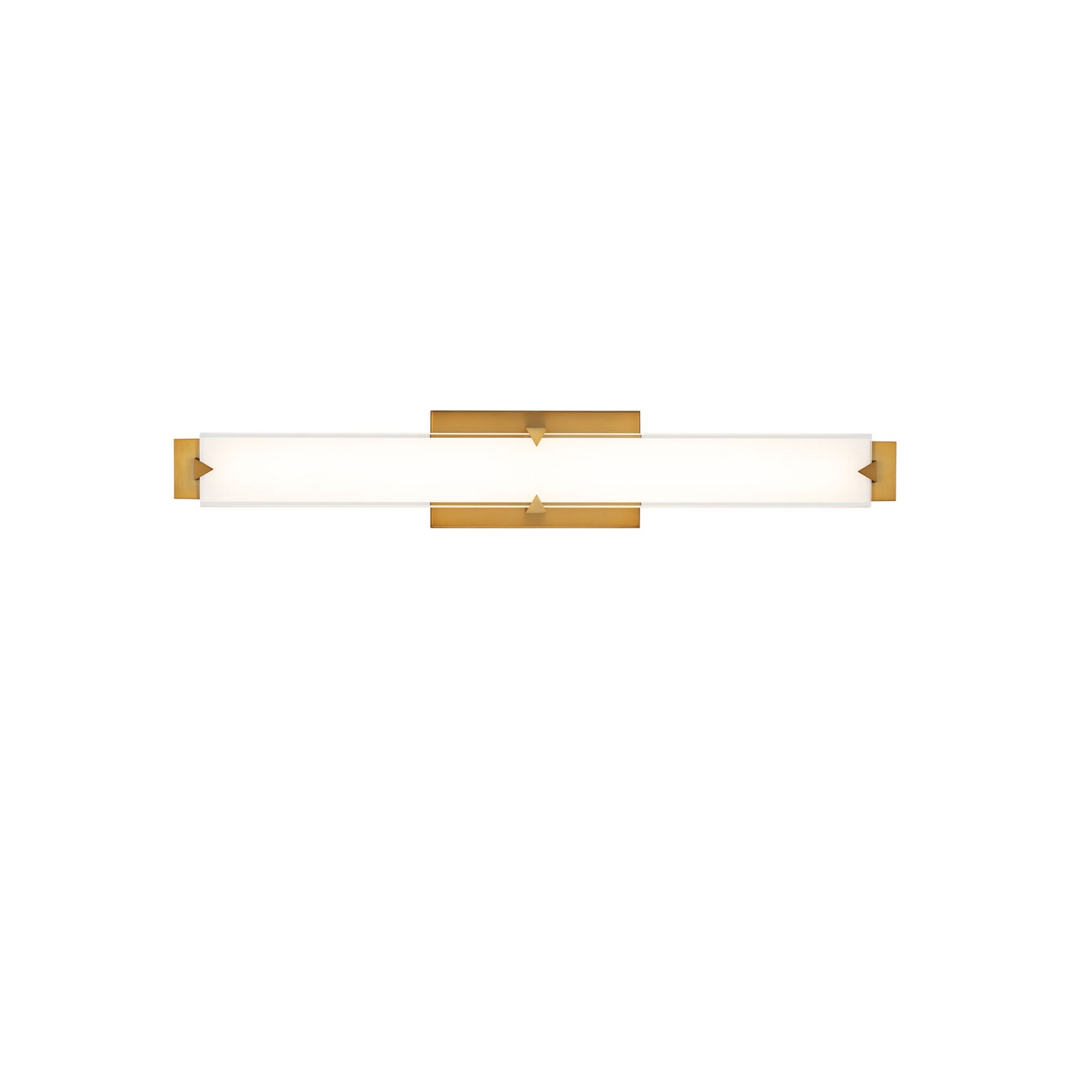 Aged Brass LED Wall Sconce from the Carlisle Collection