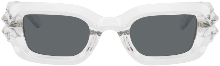 A BETTER FEELING Transparent Bolu Glacial Sunglasses