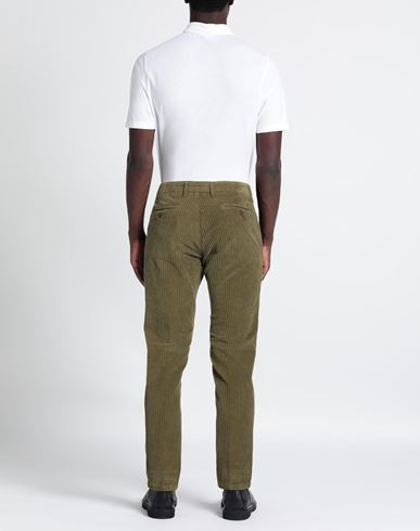 Man Pants Military green Size 30 Cotton, Elastane