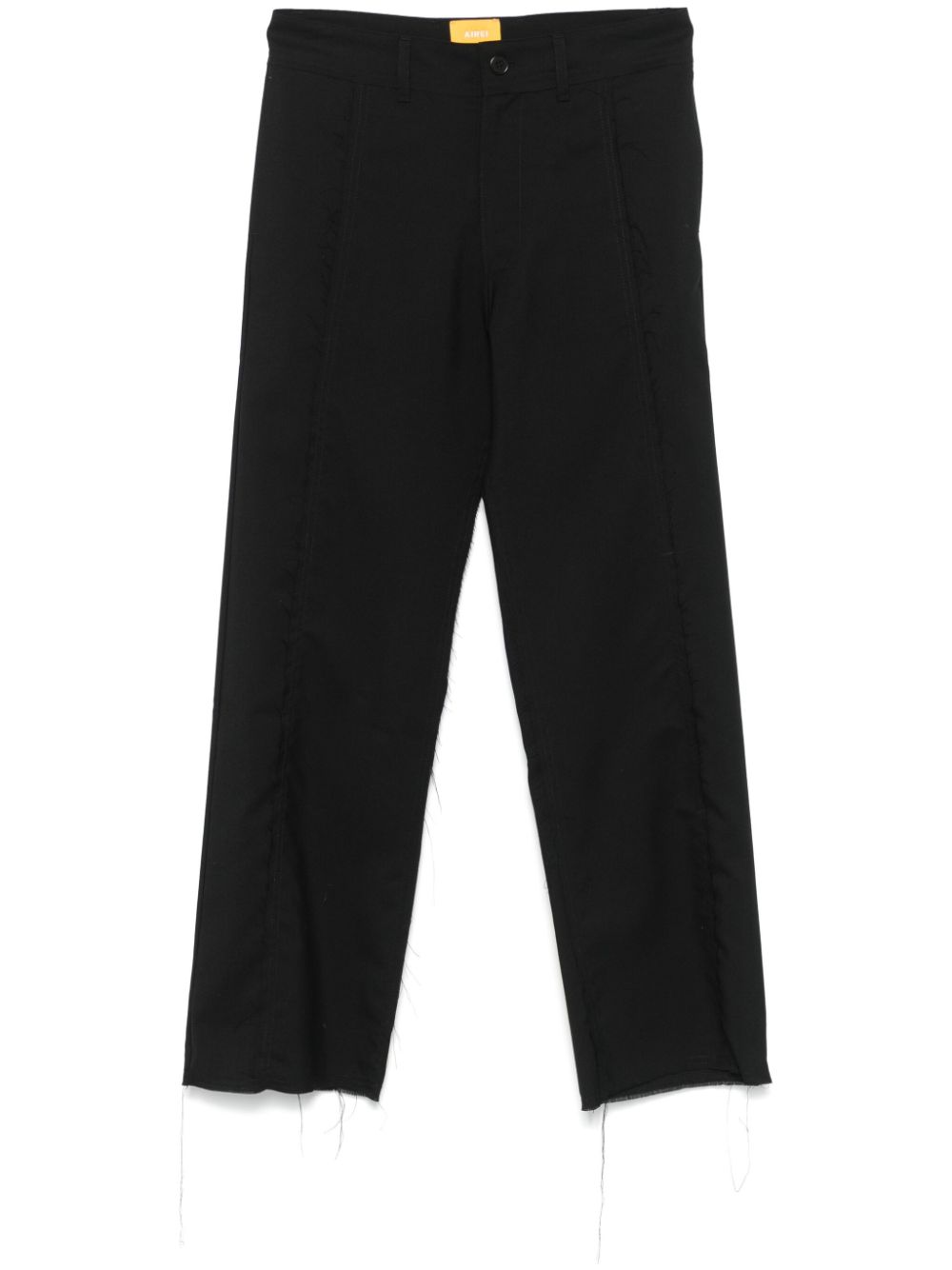 Wool trousers - Black