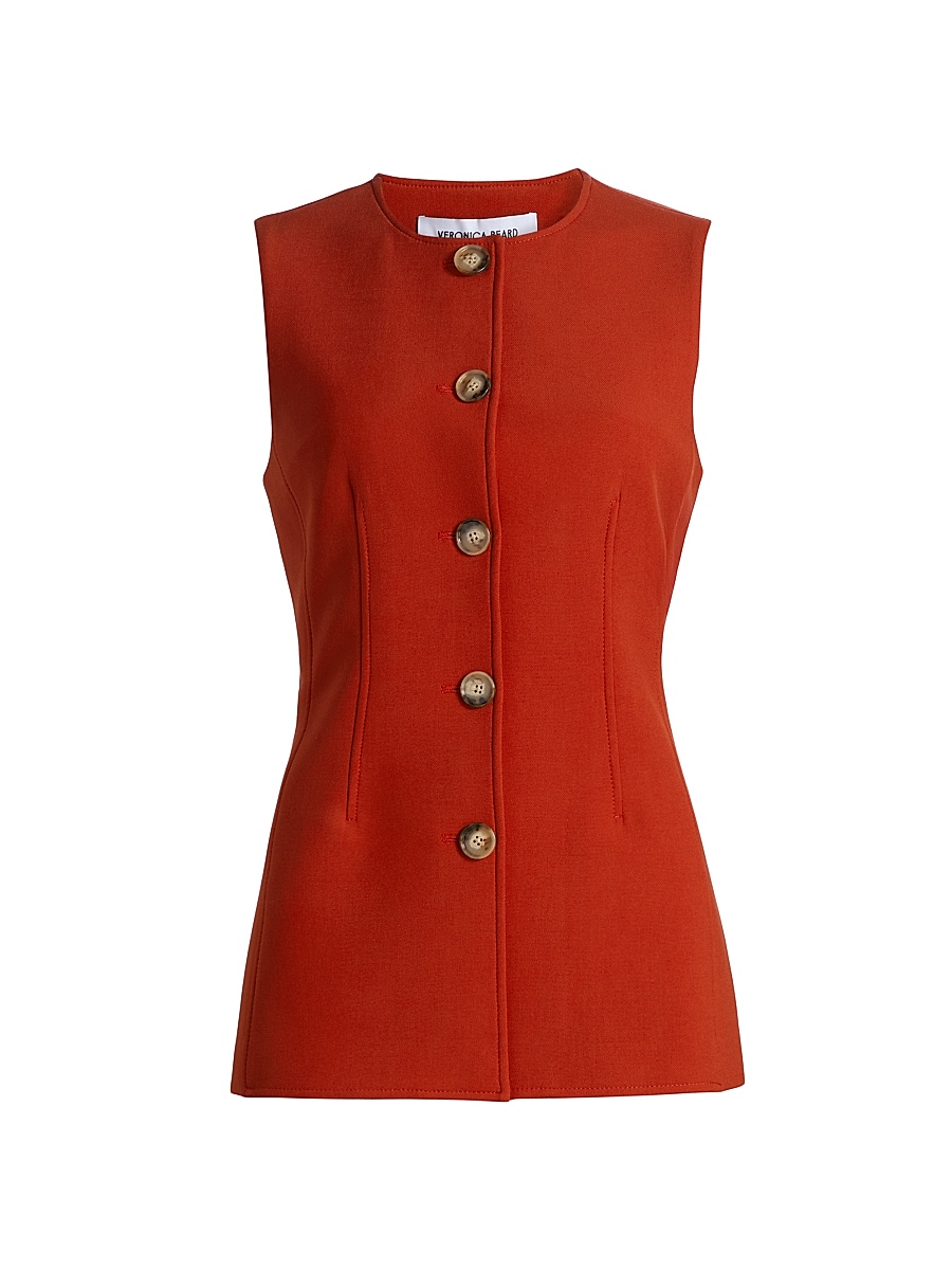 Women's Jessup Tailored Vest - Carnelian Red