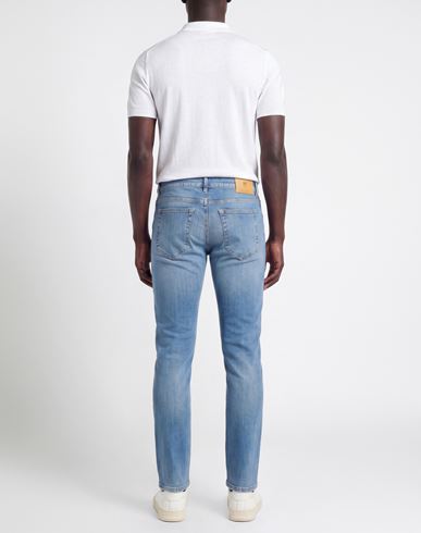 Man Jeans Blue Size 30 Cotton, Elastane