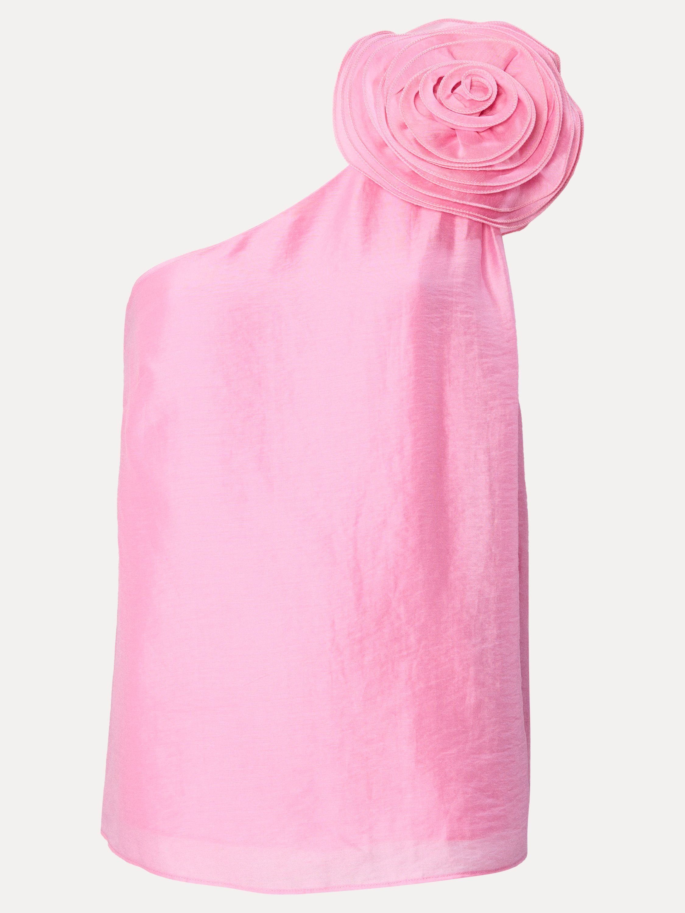 Phase Eight Women's Angelina One Shoulder Corsage Top in Light Pink
