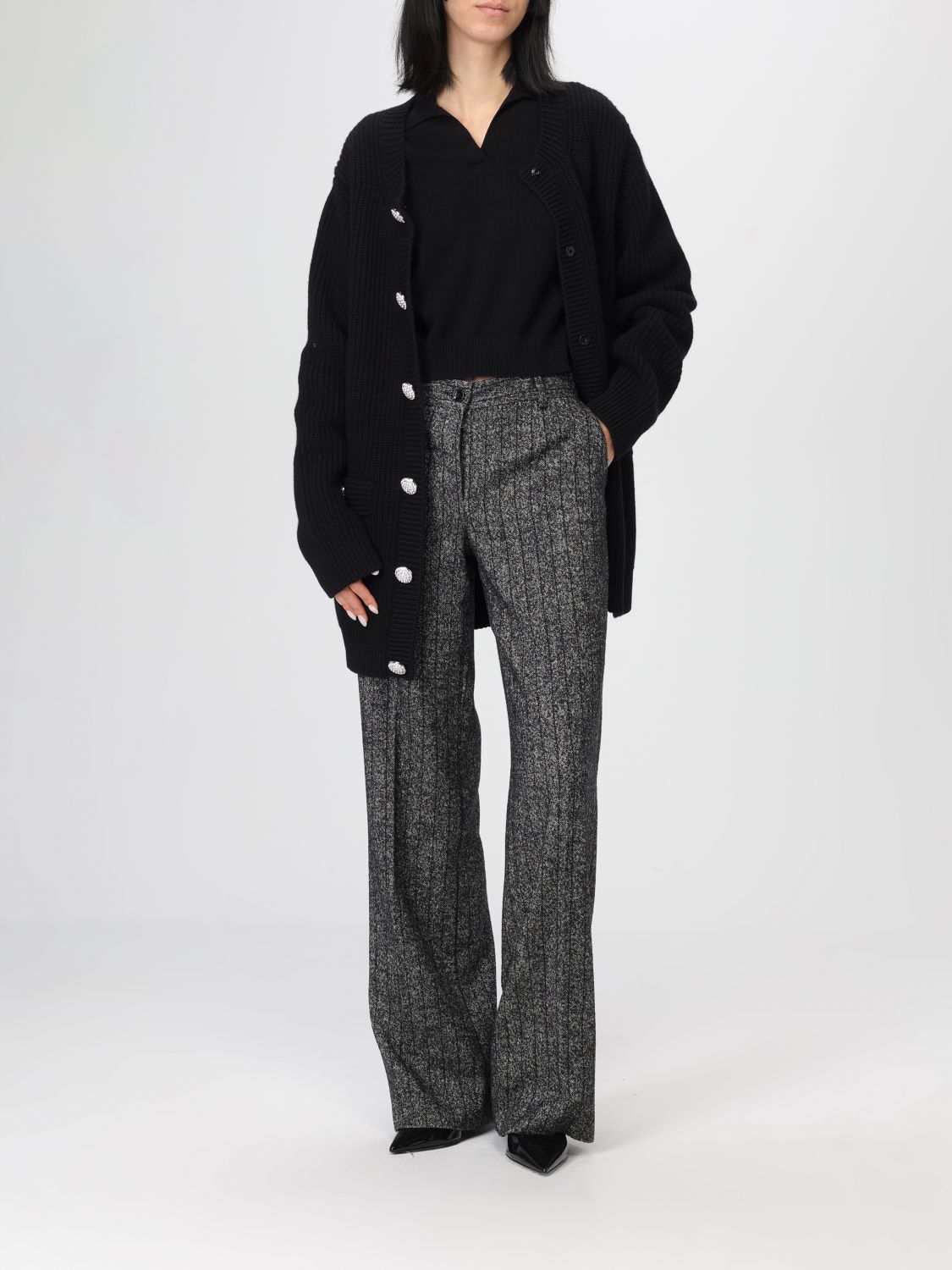 Pants Woman color Grey