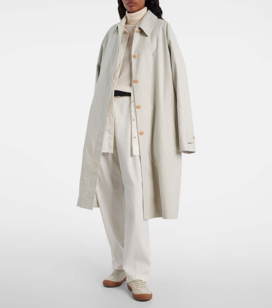 Neriah cotton and cashmere straight pants