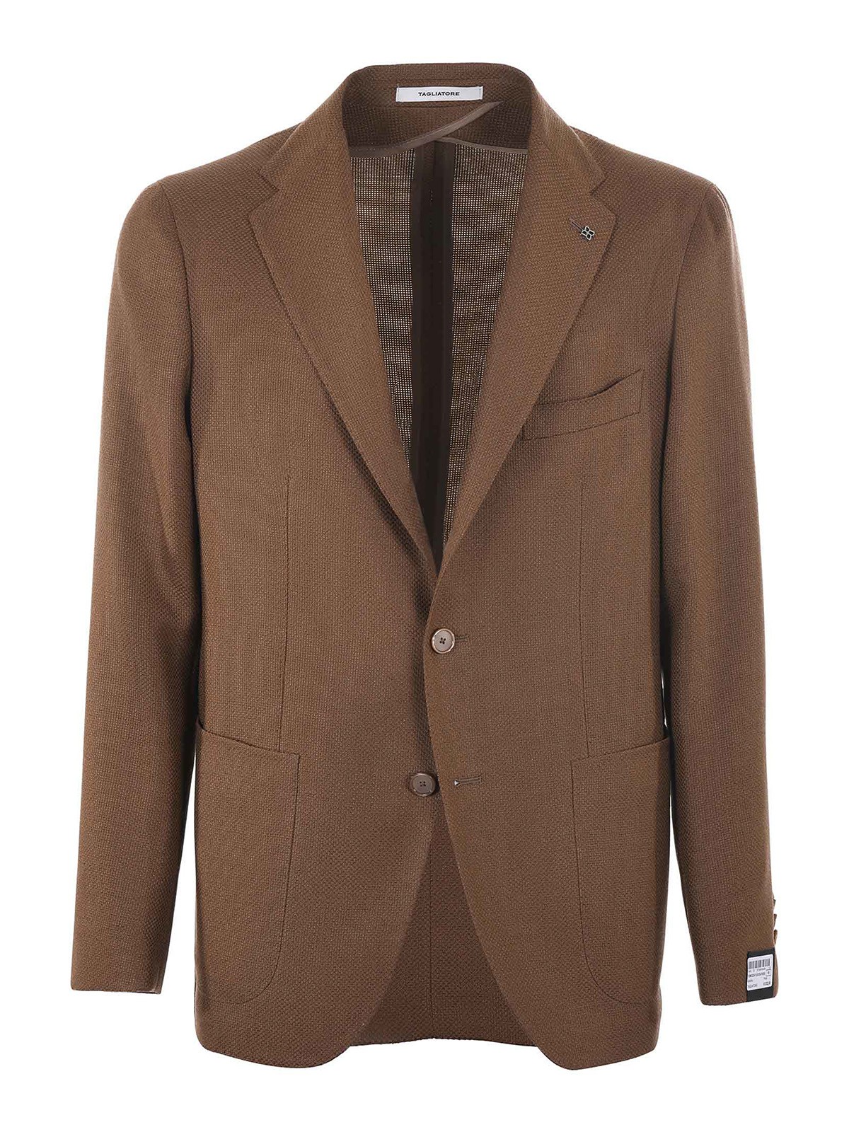 Deconstructed wool blazer
