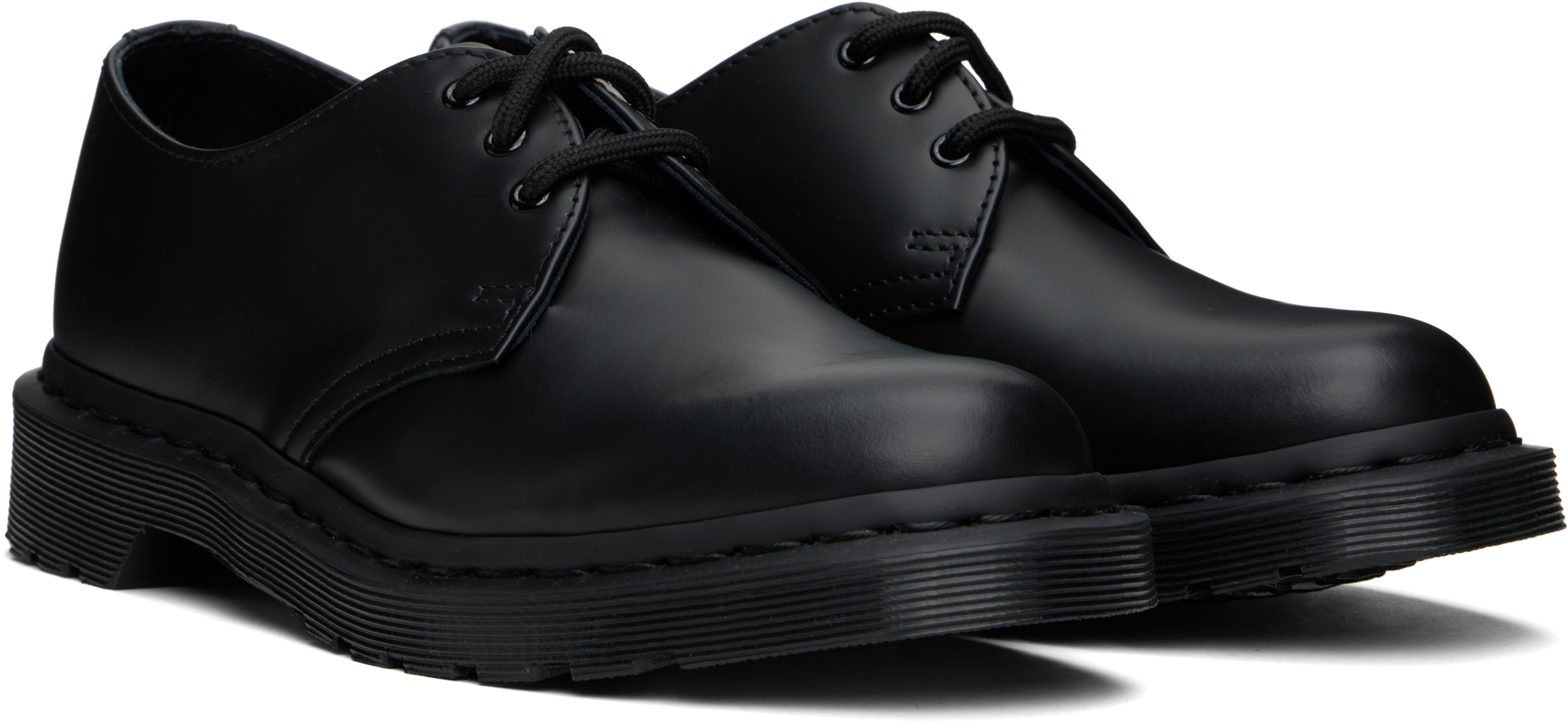 Dr. Martens Black 1461 Mono Smooth Leather Derbys