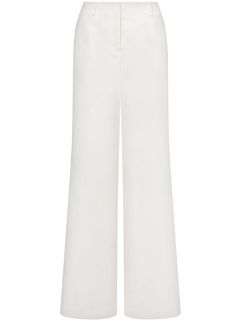Zipped palazzo pants - Neutrals