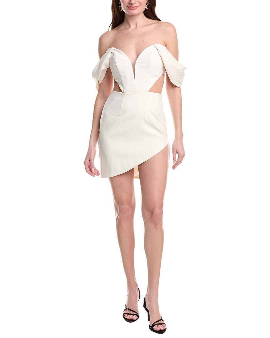 Satin Short Slit Dress