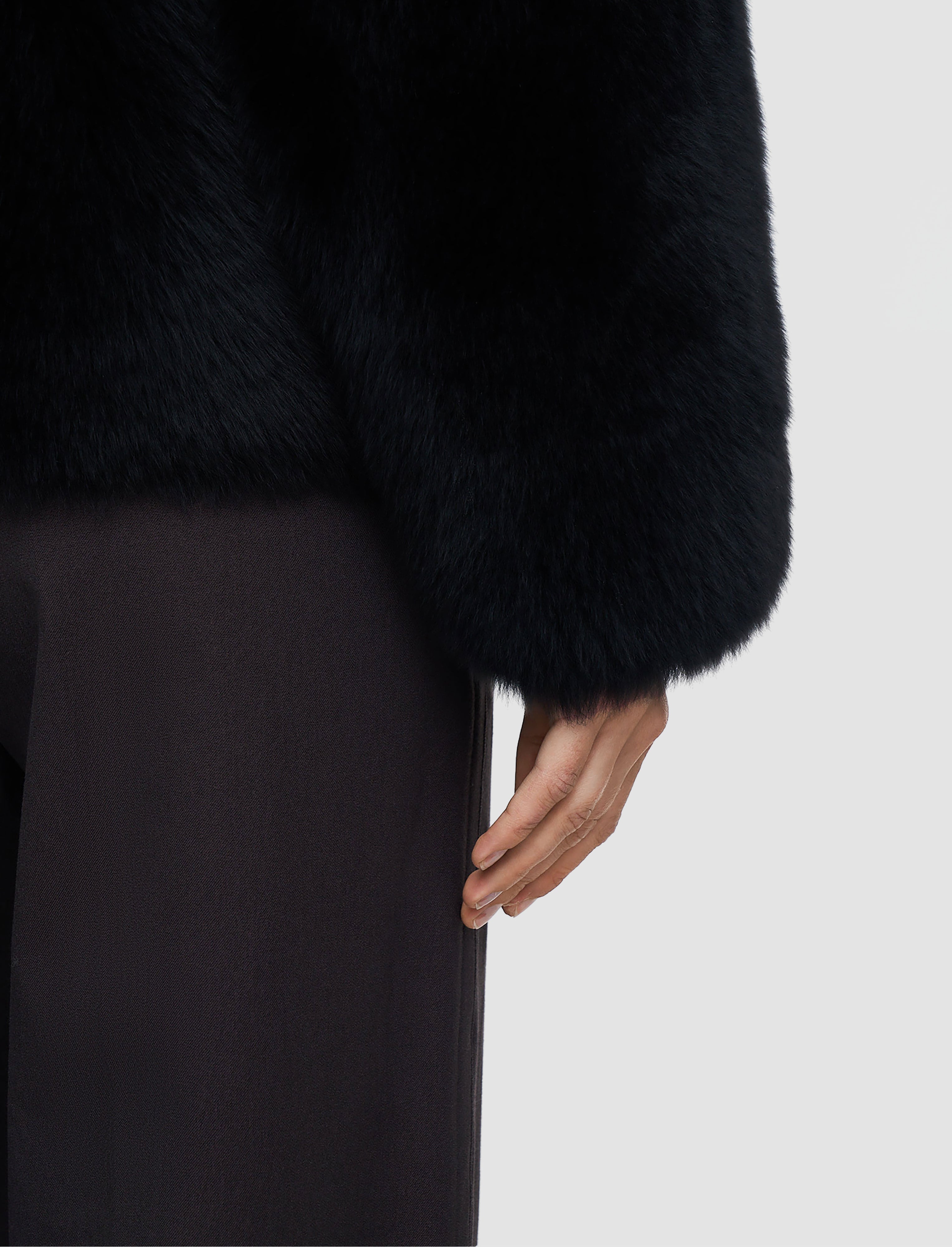 Gomez Long Haired Shearling Jacket - 42