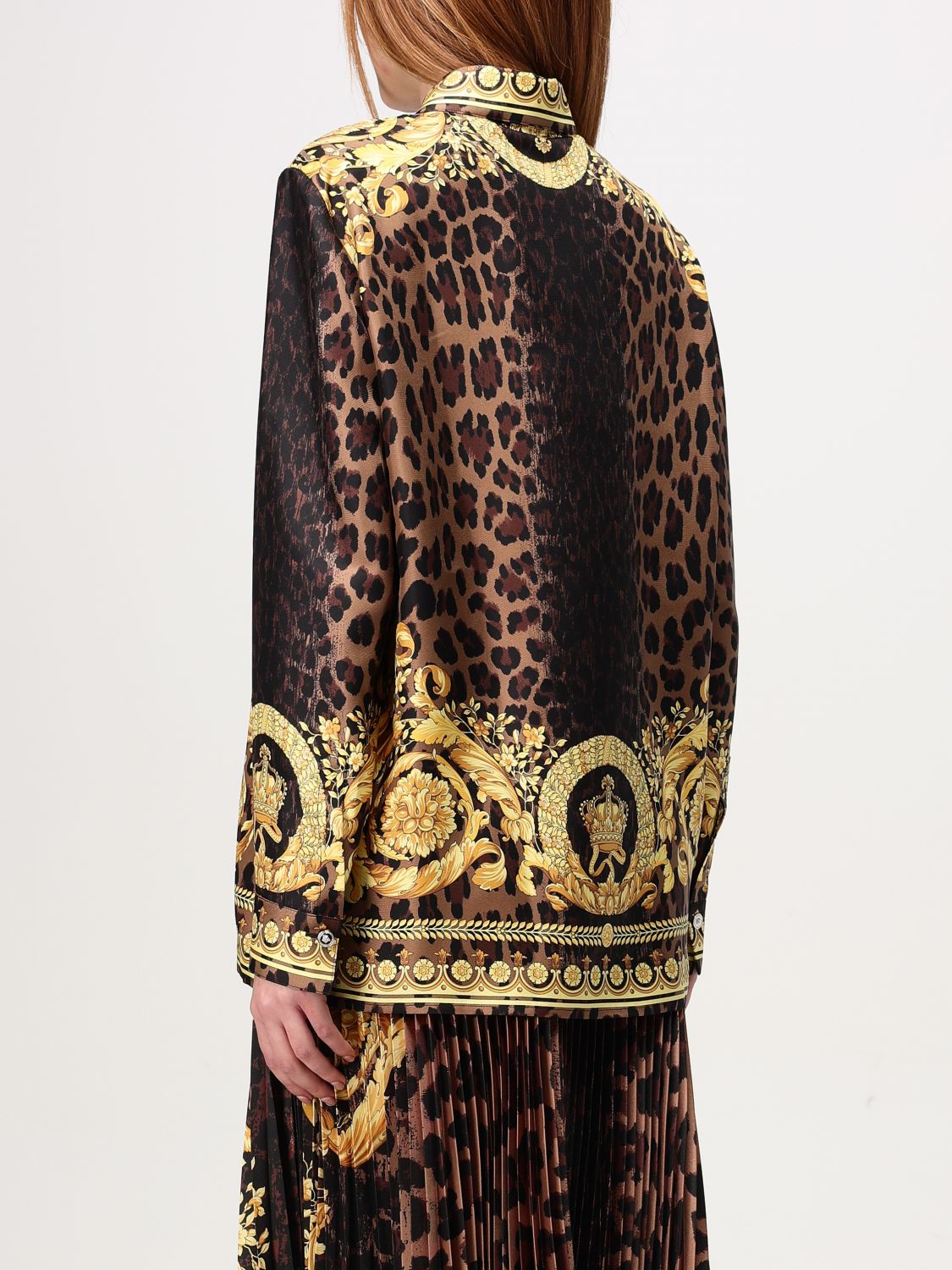 Wild Barocco silk shirt - Black