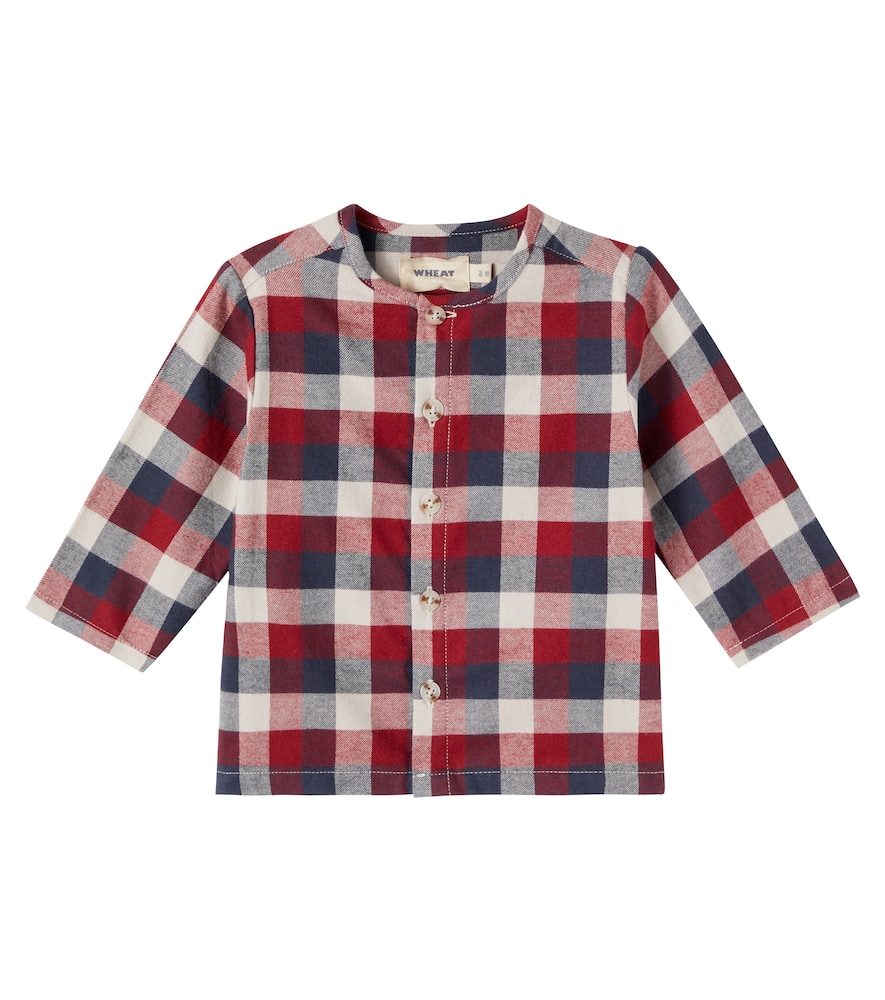 Baby Shelby checked cotton shirt