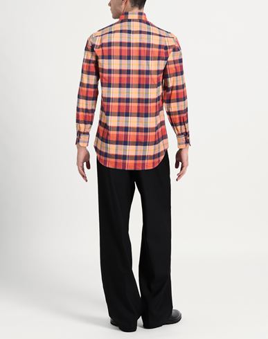 Stenströms Man Shirt Salmon pink Size L Cotton