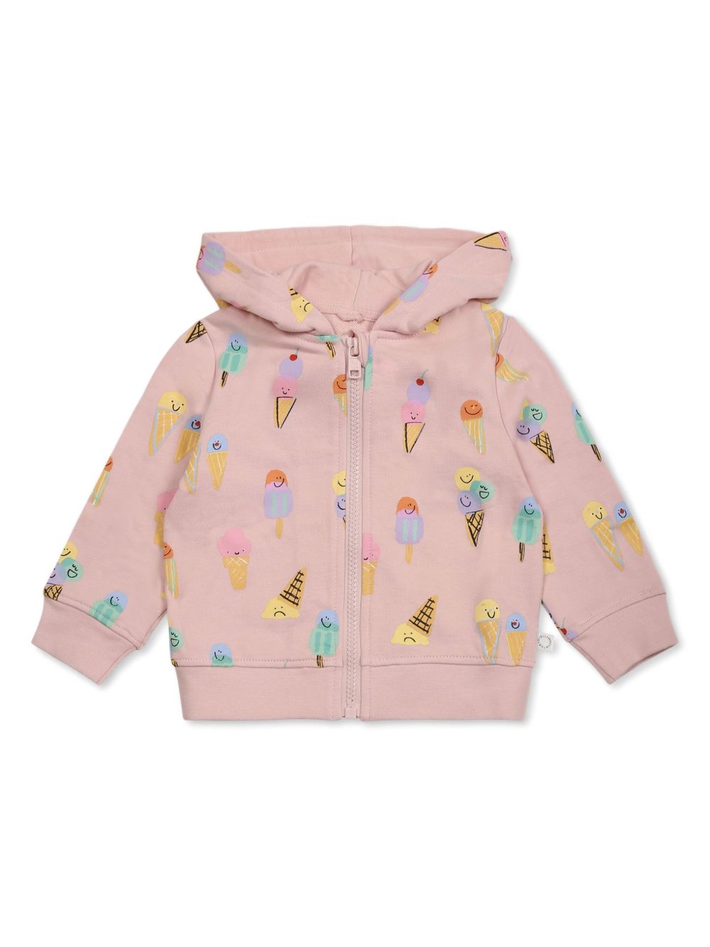 Graphic-print hoodie - Pink