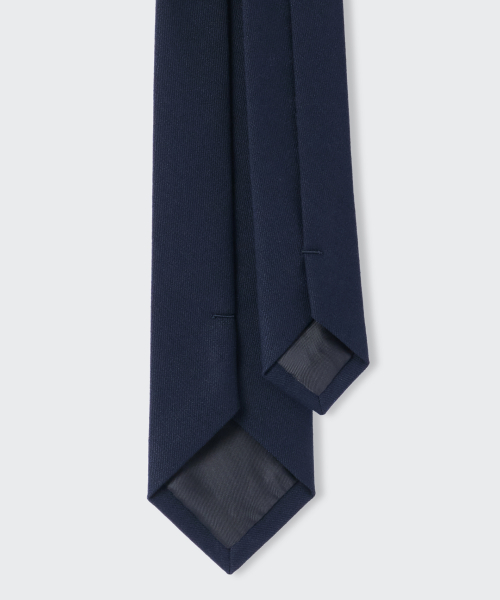 Wool Like Narrow Solid Tie