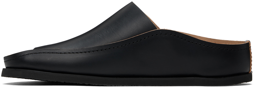 LEMAIRE Black Fussbett Sandals