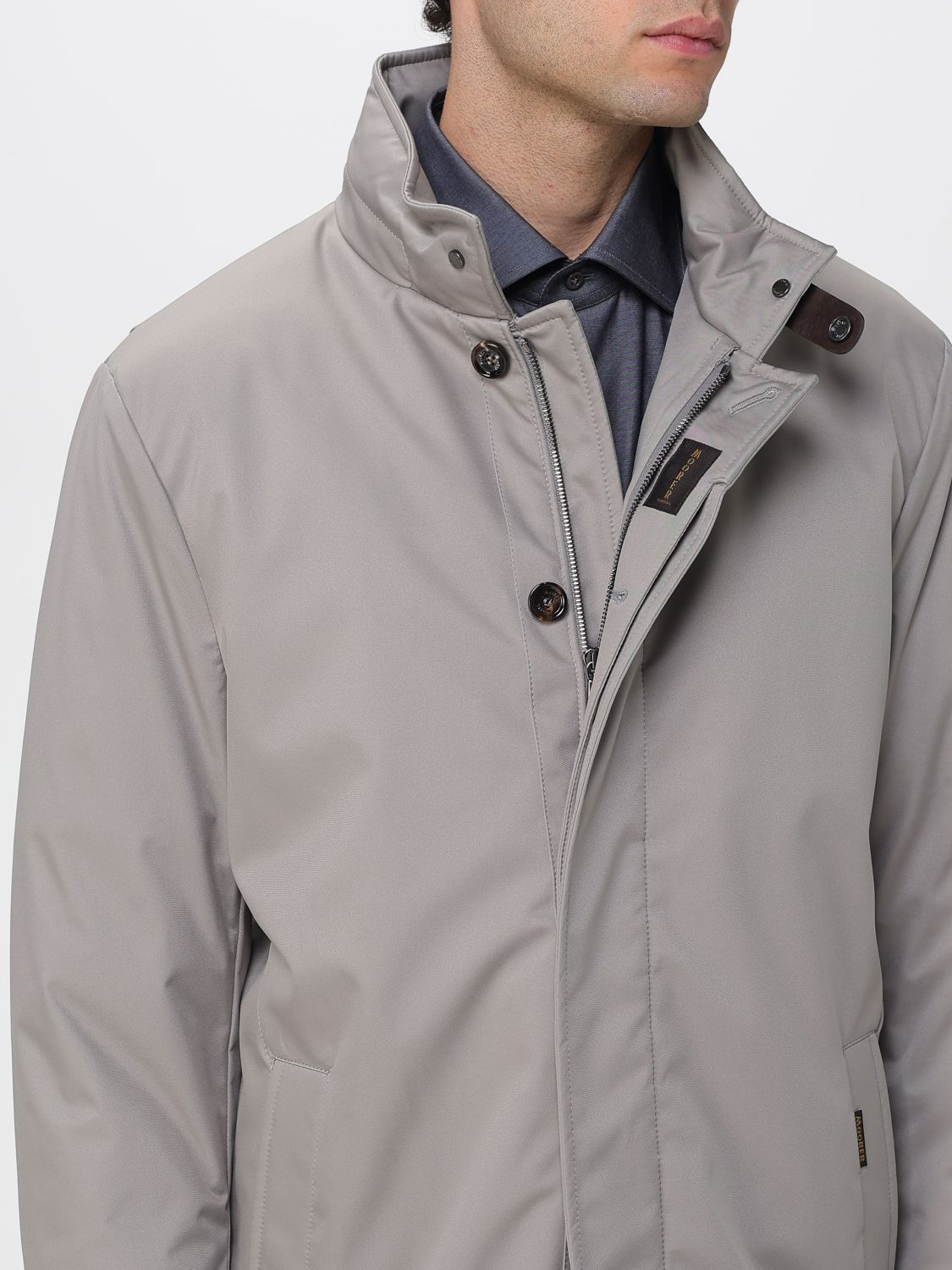 Coat Men color Grey