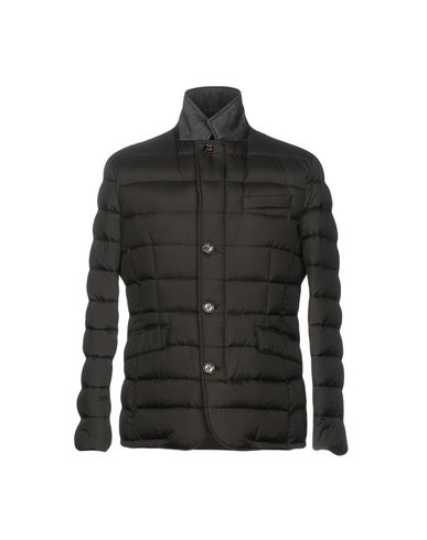Man Puffer Dark brown Size 36 Polyamide, Virgin Wool