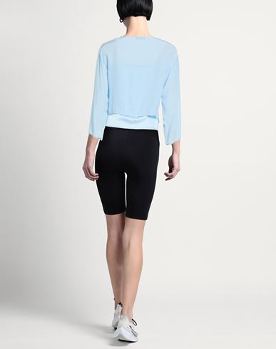Woman Top Light blue Size S Viscose