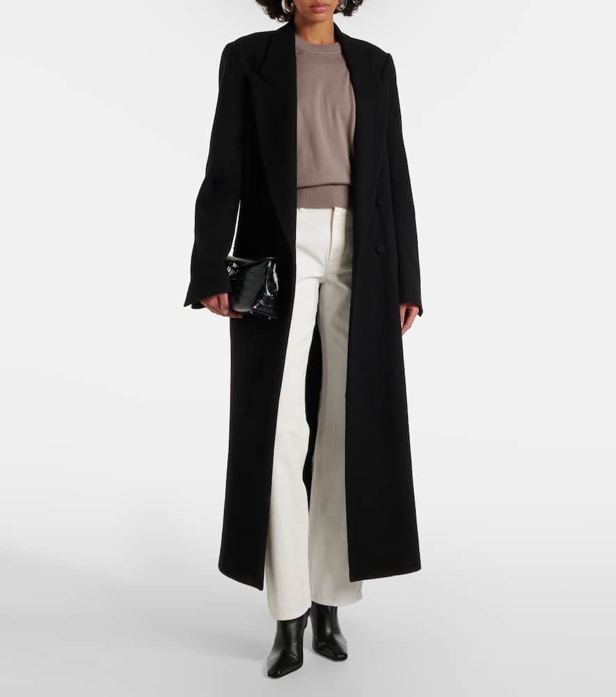 Tess cotton and hemp straight pants