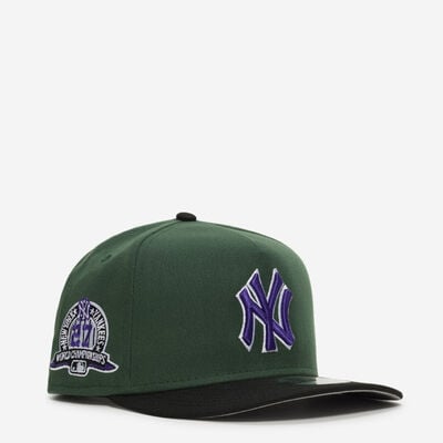 9Fifty New York Yankees A-Frame Snapback Hat in Green | 71080850