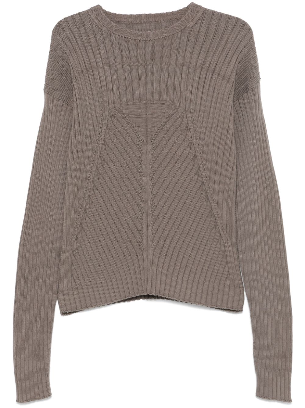 Crew-neck sweater - Brown