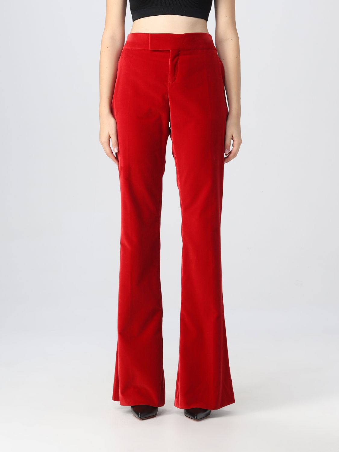 Pants Woman color Red
