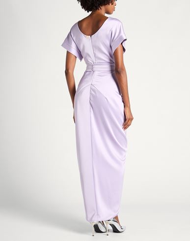 Woman Maxi dress Lilac Size 6 Polyester, Elastane