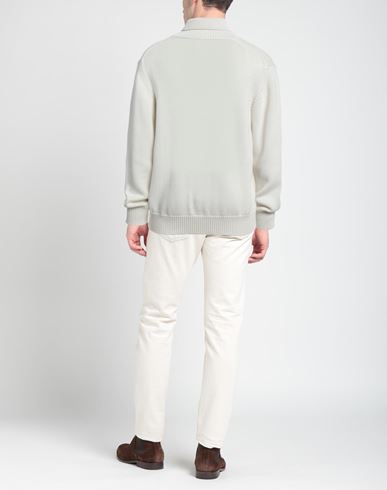Man Turtleneck Ivory Size XXL Wool