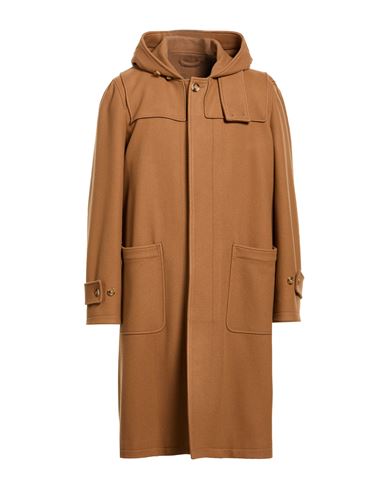 Man Coat Camel Size 40 Virgin Wool, Polyamide
