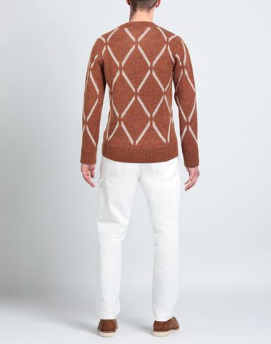 Man Sweater Brown Size XL Acrylic, Wool, Alpaca wool