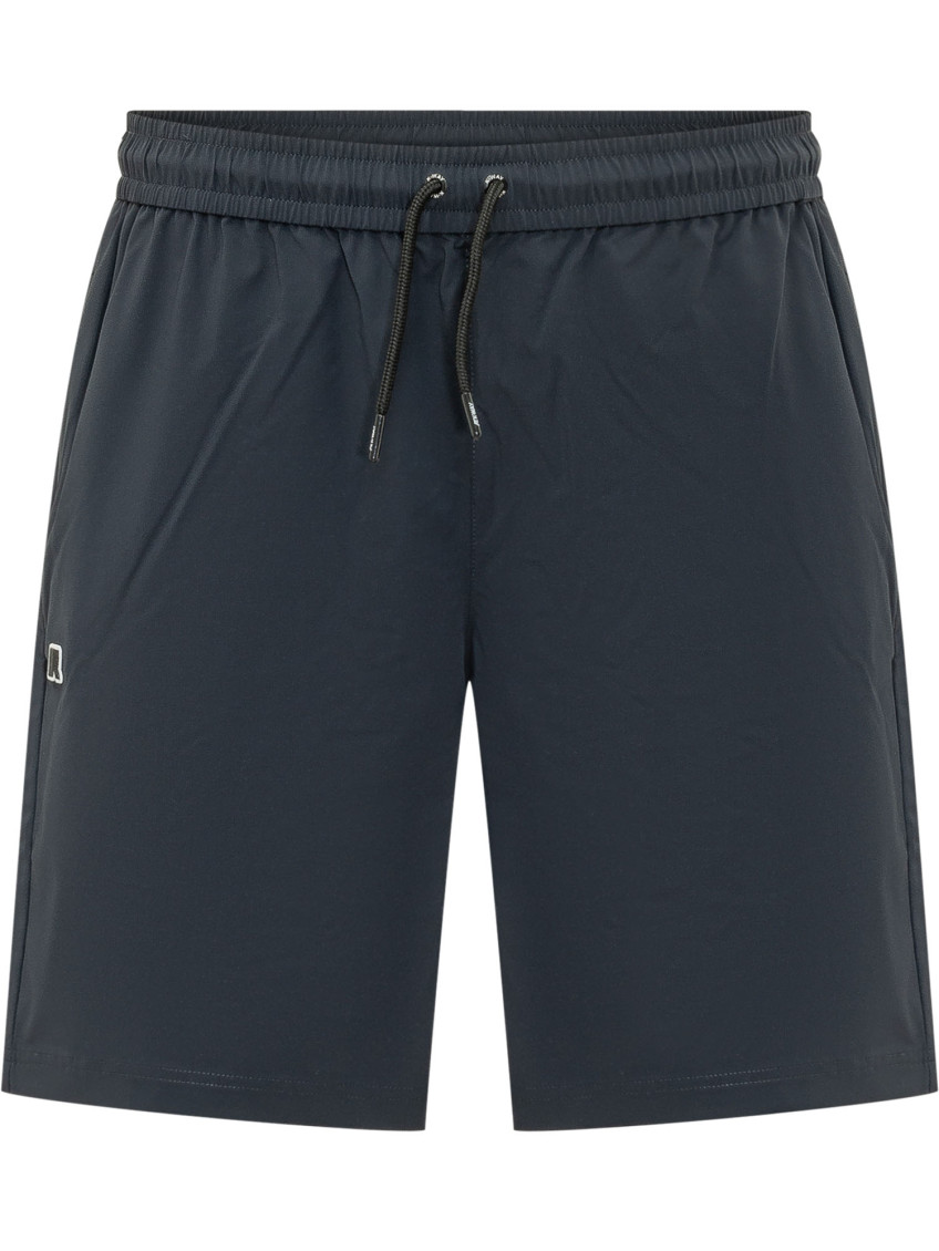 Blue Solid Shorts