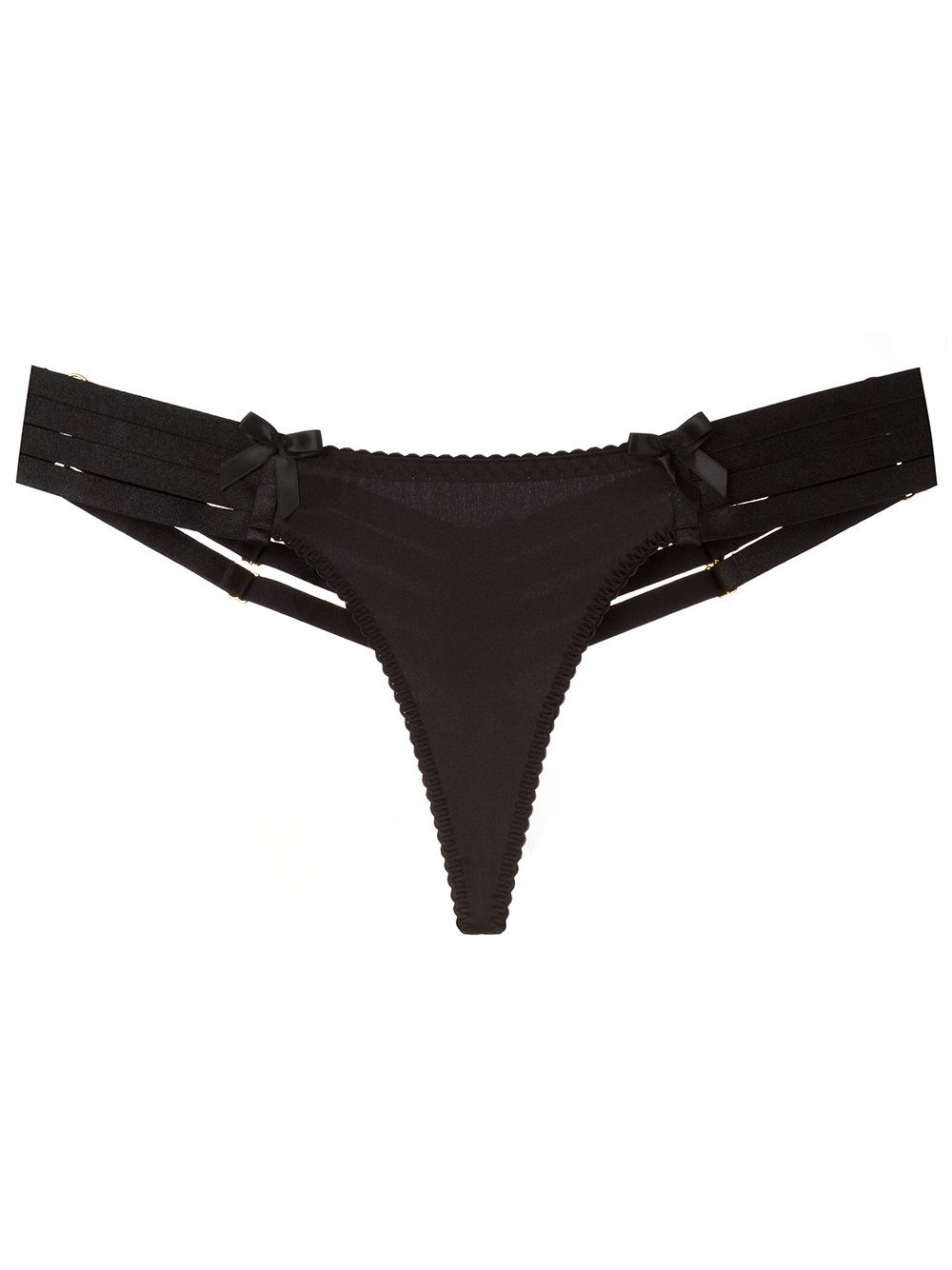 Adjustable thong - Black