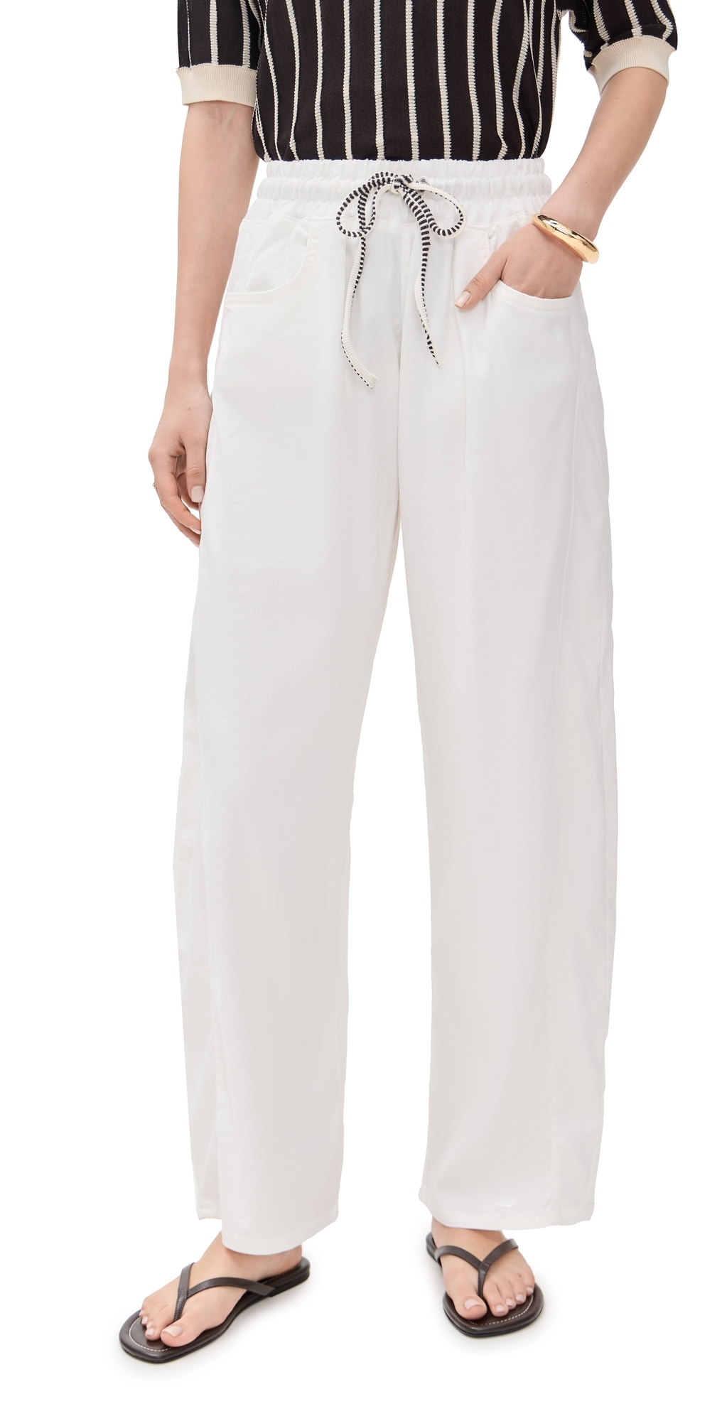 Cancun Pants Ivory Linen