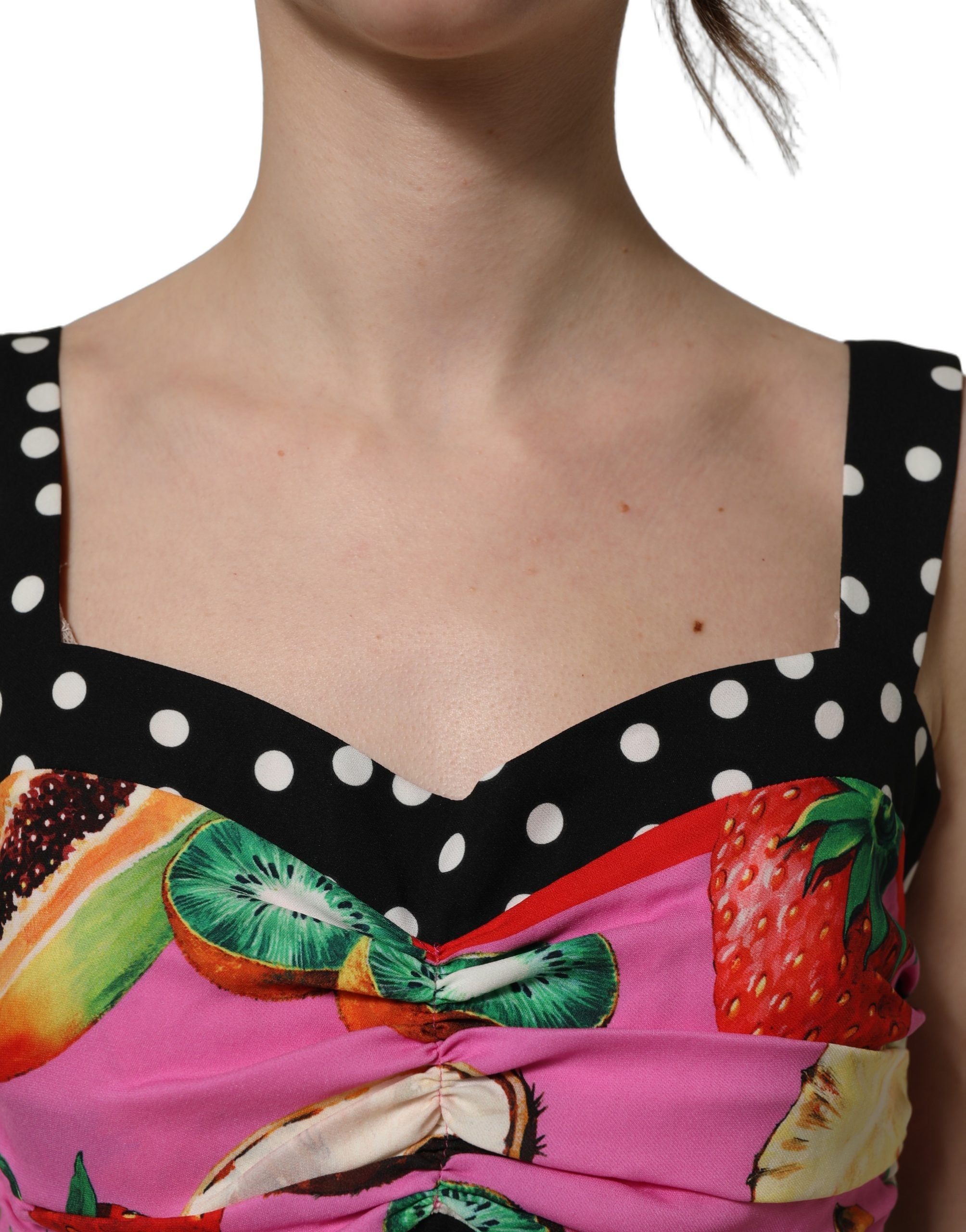 Silk Corset Bustier Top — Multicolor