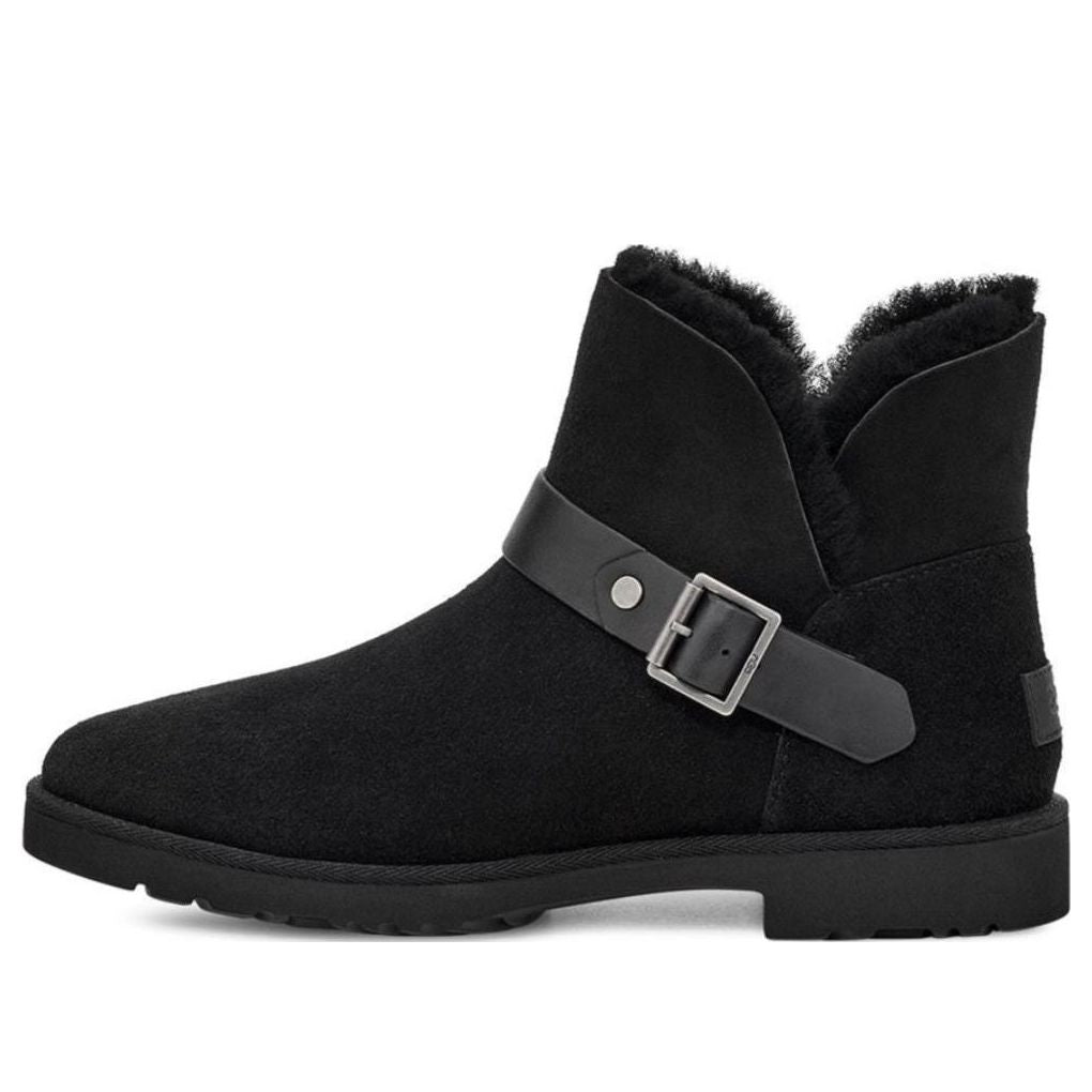 (WMNS) Romely Short Buckle Boot 'Black'