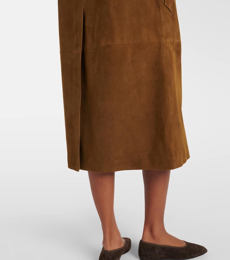 Suede coat