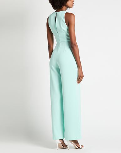 Woman Jumpsuit Light green Size 2 Polyester, Elastane