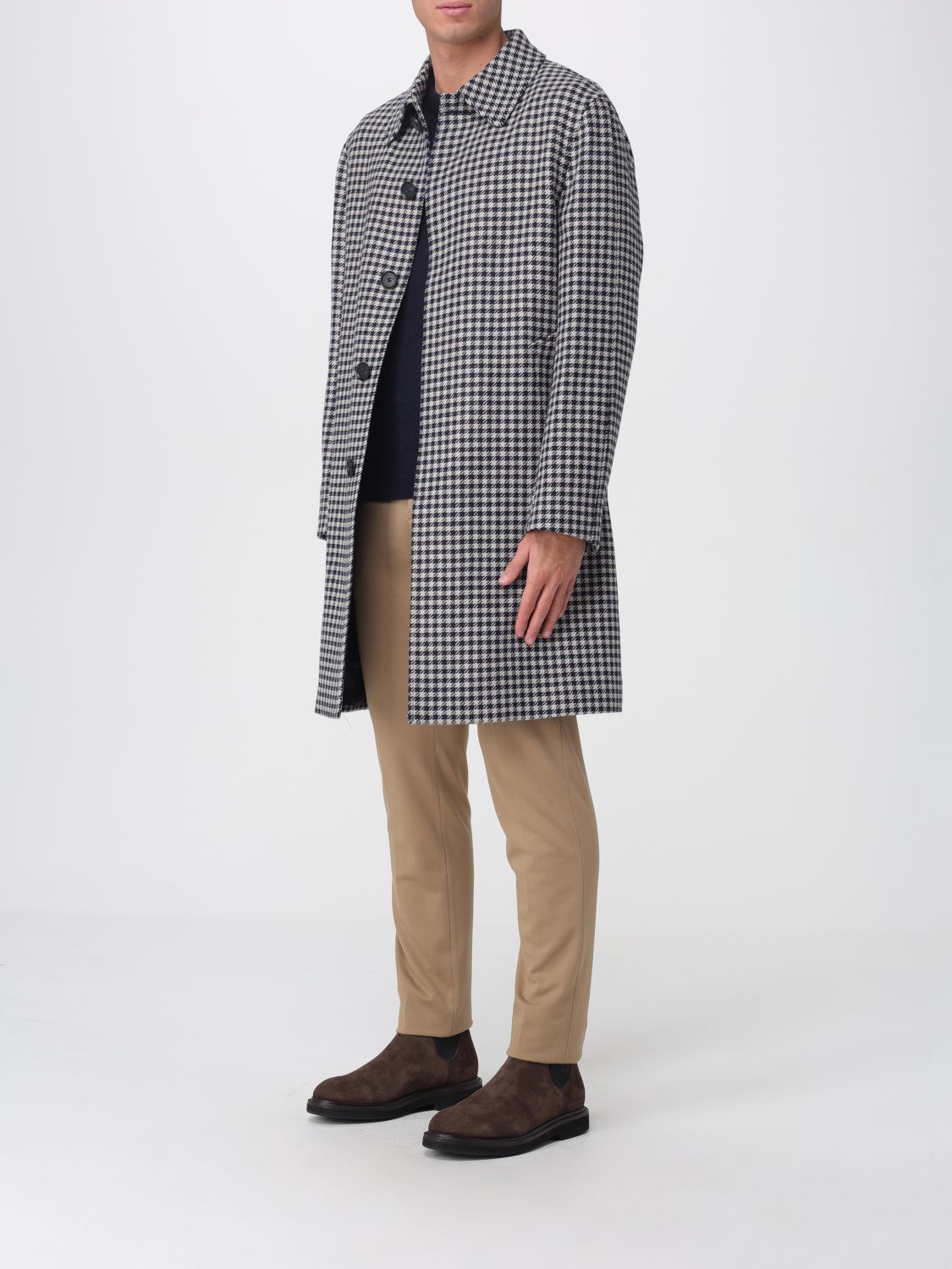 Coat Men color Multicolor