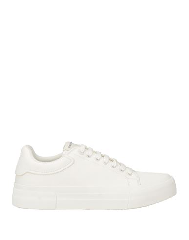 Emporio Armani Man Sneakers White Size 11 Leather