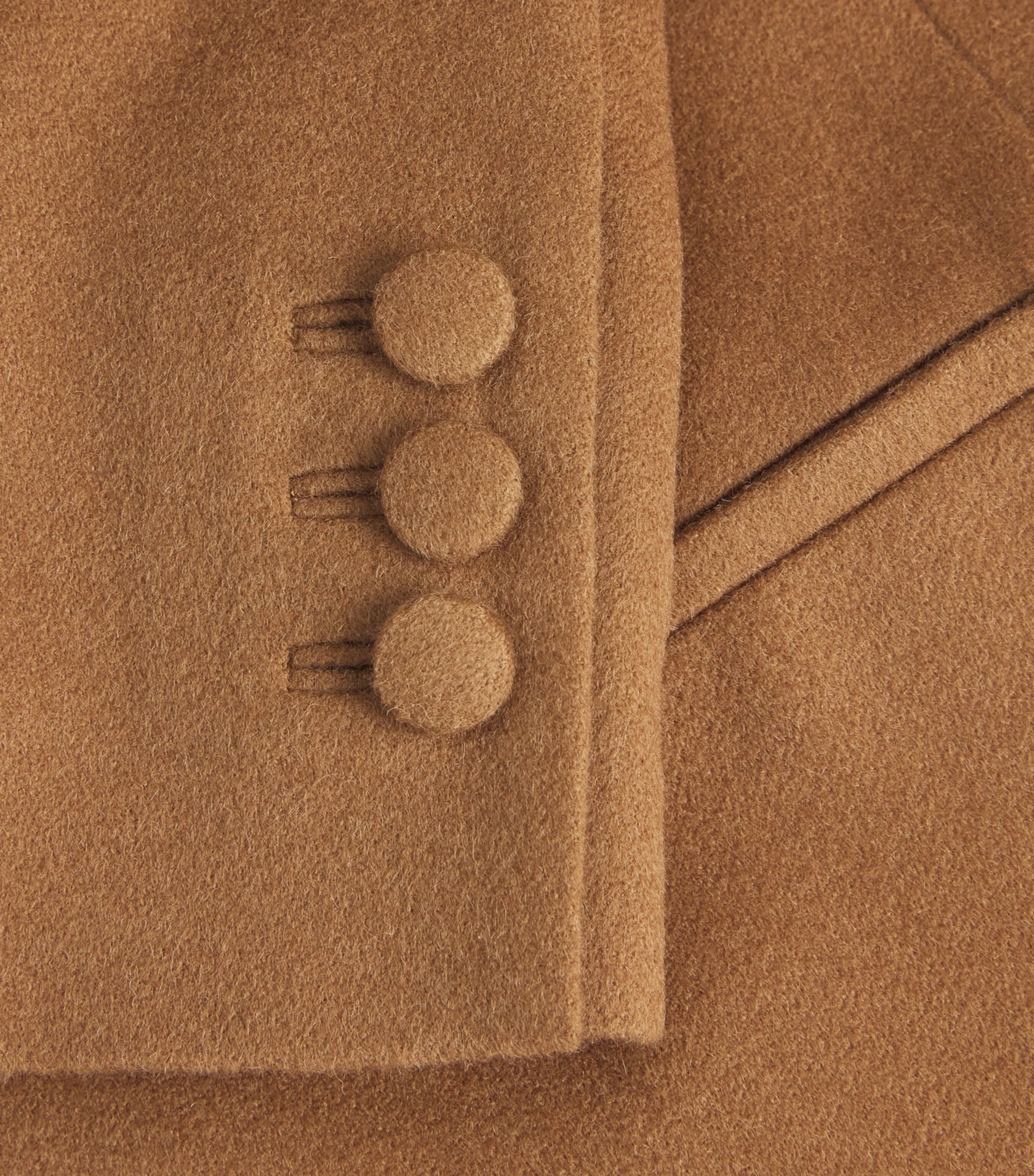 Camel Wrap-Around Blazer