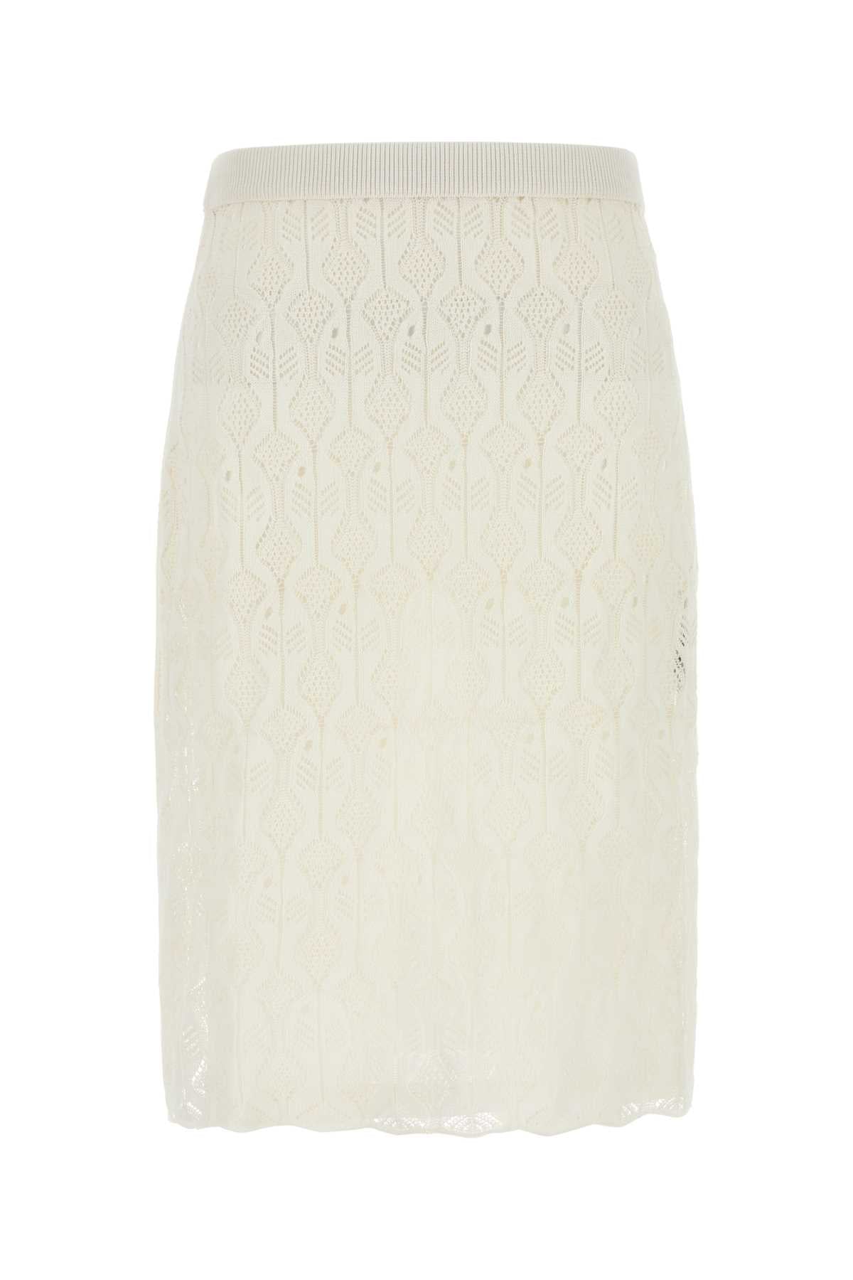 Gonna Pesci Skirt — White