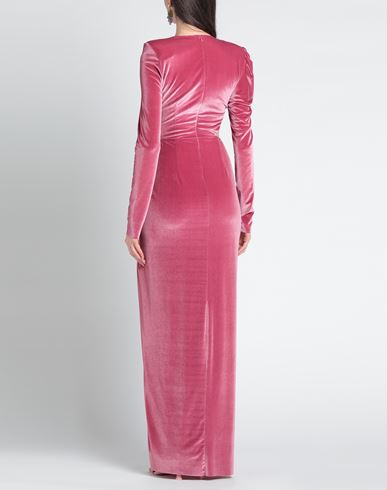 Woman Maxi dress Mauve Size 8 Polyester, Elastane