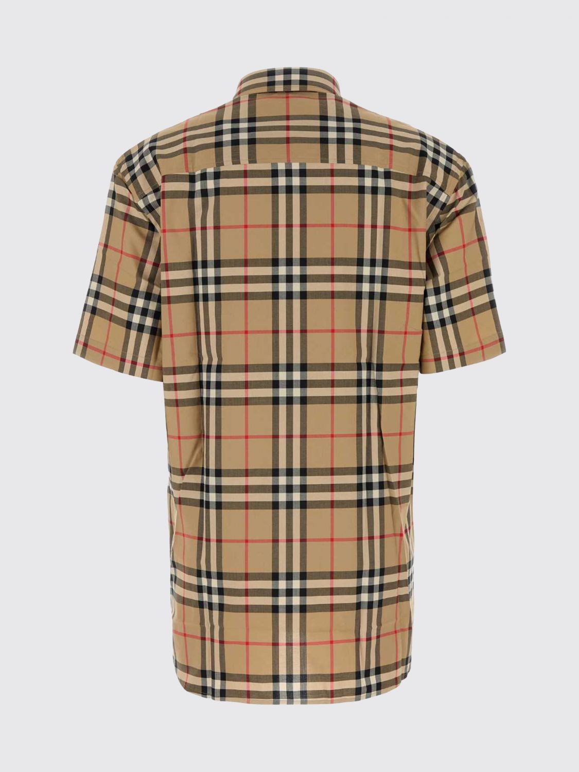Vintage Check pattern cotton shirt - Neutrals