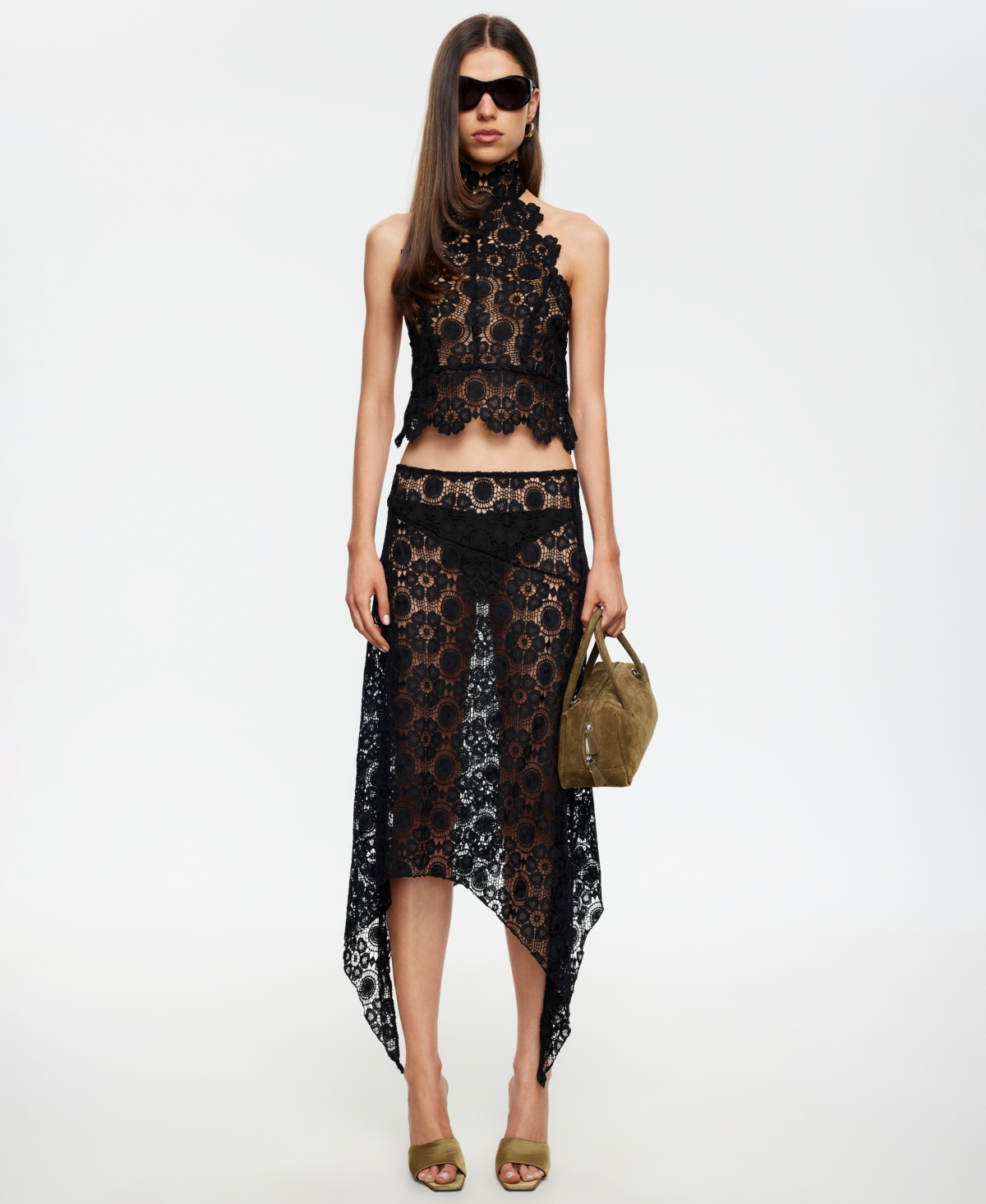 Women's Trophy Halter Neck Top - Noir