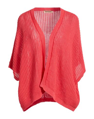 Woman Cardigan Coral Size 8 Cotton