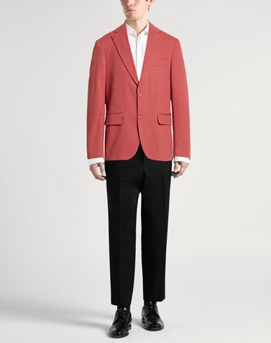 Officine Générale Man Blazer Antique rose Size 36 Cotton, Elastane